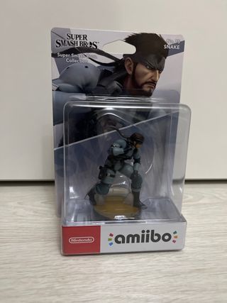 Amiibo Snake SIN ABRIR