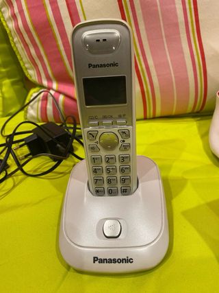 Teléfono Inalámbrico Panasonic plata