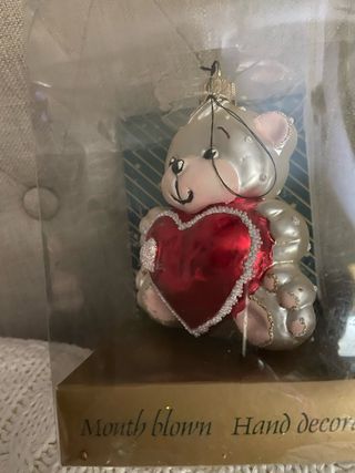 Adorno Arbol Navidad Cristal Soplado Artesanal