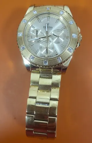 Reloj Festina Dorado Unisex.