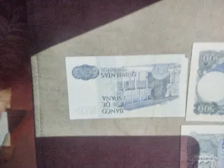 Billetes 500 Pesetas España (3 unidades)