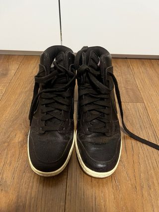 Nike Dunk Sky Hi Plataforma Negro