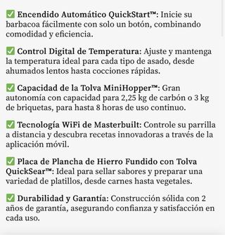 Barbacoa Masterbuilt 545 Negra con funda original