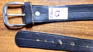 Cinturones de Piel Hombre Marrón y Negro