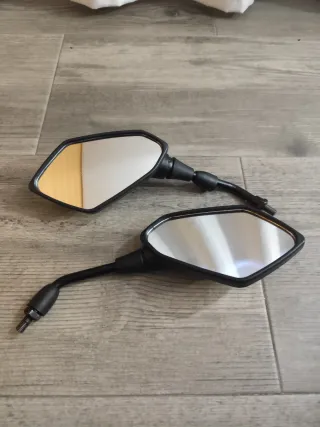 Retrovisores Moto imitación Carbono