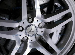 8 x Tapabujes Mercedes Benz llanta 75mm