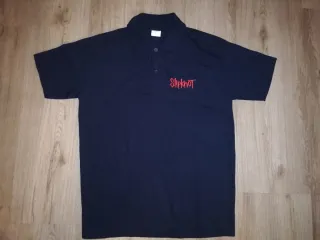 Polo Slipknot Azul Marinho Tamanho M