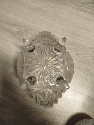 Cuenco cristal tallado 1960