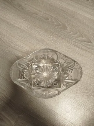 Cuenco cristal tallado 1960