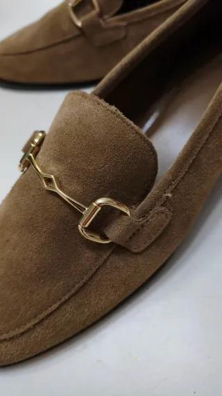 Mocasin MNG Marrón Talla 36 Sin Estrenar