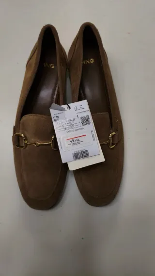 Mocasin MNG Marrón Talla 36 Sin Estrenar