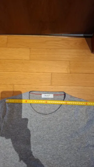 Maglioncino Uomo Lana e Cachemire Grigio