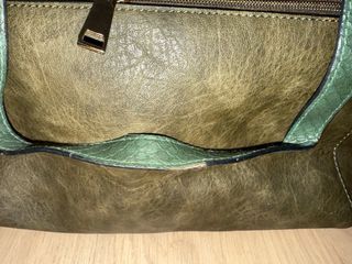 Bolso de mano mujer verde