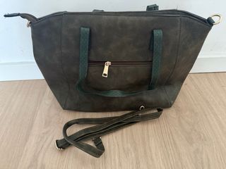 Bolso de mano mujer verde