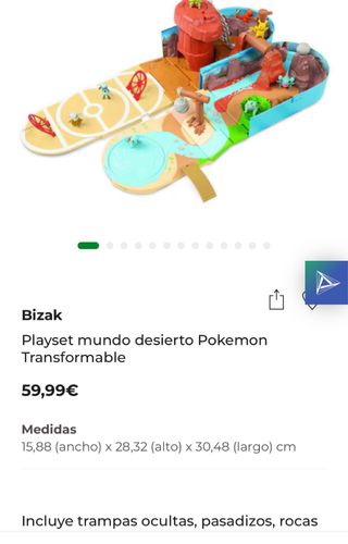 Mochila Pokémon Azul PVP 60€