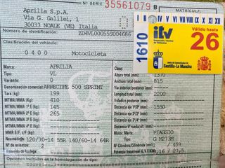 Moto Aprilia Arrecife