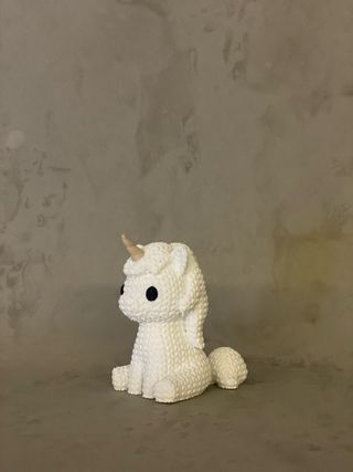 Unicórnio branco decorativo