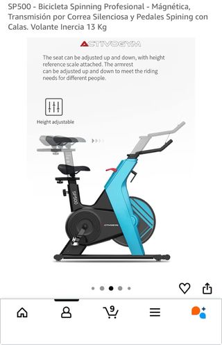 Bicicleta Spinning SP500 Activogy