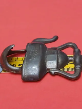 Gancio bollitore ottone vintage