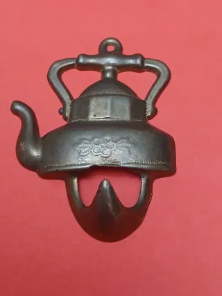 Gancio bollitore ottone vintage