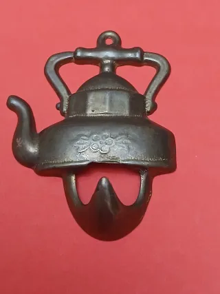Gancio bollitore ottone vintage