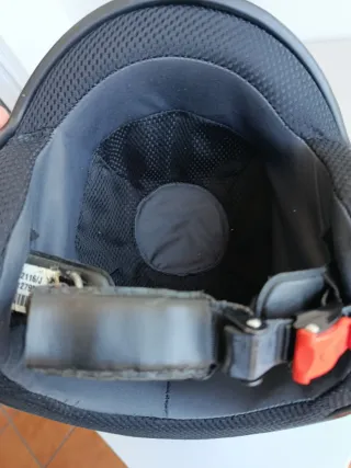 Pareja Cascos Vespa Bandera Brasil