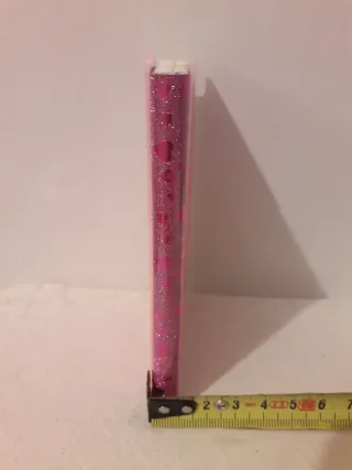 Agendina da borsa glitterata rosa e argento