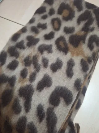 Bufanda de mujer con estampado de leopardo