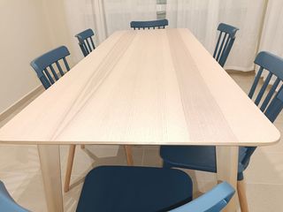 Mesa comedor LIsabo GRANDE IKEA 200 x 78