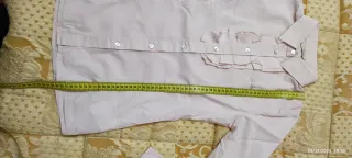 Camicia maniche lunghe ragazza rosa