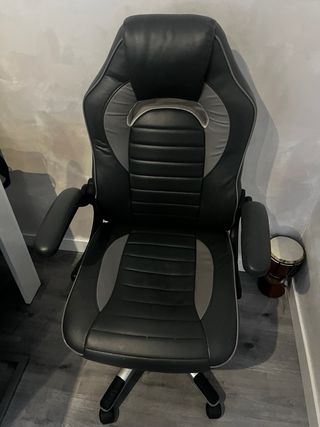 Silla de oficina/gaming negra y gris