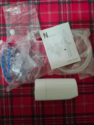 Nebulizador portátil con accesorios