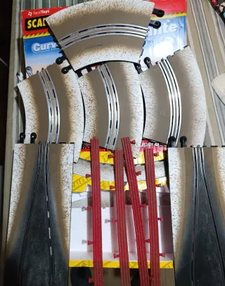 Scalextric Curva Super Deslizante Efecto Hielo