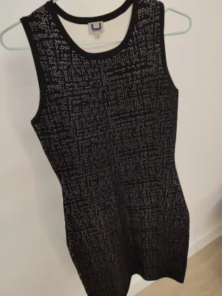 Vestido punto elástico U talla S