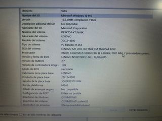 Portátil Lenovo ThinkPad X250 Negro