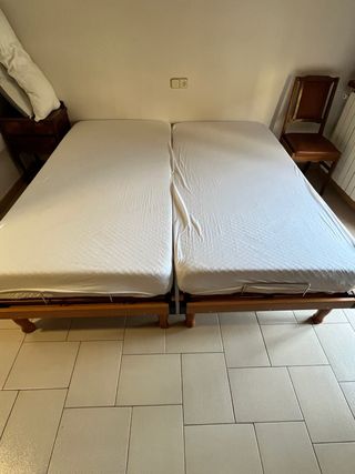 2 Somieres Eléctricos 1.90m Madera