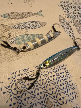 17 señuelos Jig Slow Jigging 60g y 80g