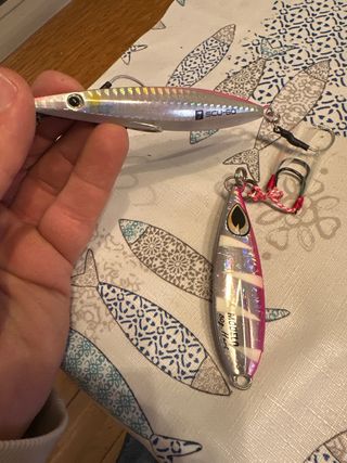 17 señuelos Jig Slow Jigging 60g y 80g