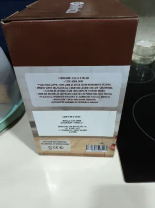 Cafetera Eléctrica iWotto 6 Tazas ,sin estrenar