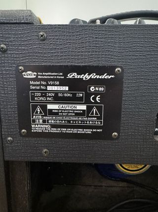 Amplificador VOX Pathfinder 15