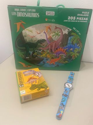 Dinosaurios Puzzle y Juego Memoria