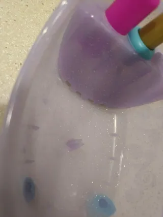 Bañera de juguete morada