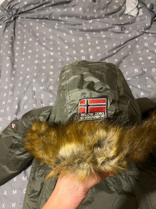 Abrigo Geographical Norway Verde