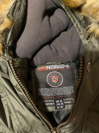 Abrigo Geographical Norway Verde