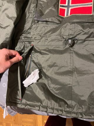 Abrigo Geographical Norway Verde