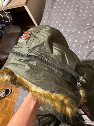 Abrigo Geographical Norway Verde