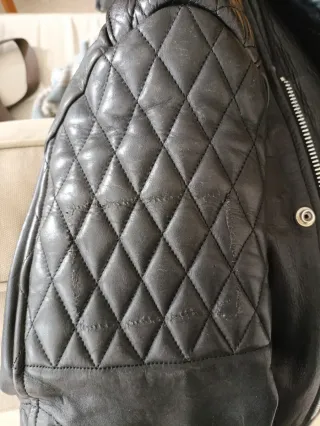 Chupa heavy Cuero auténtico. L. Medidas indicadas