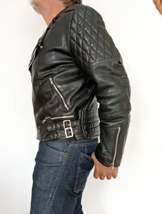 Chupa heavy Cuero auténtico. L. Medidas indicadas