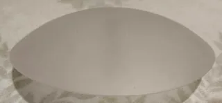 Cristal para plafón de techo.