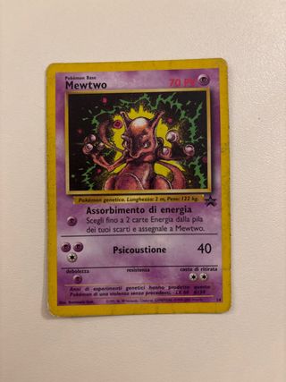 Mewtwo Carta Pokémon Base 14